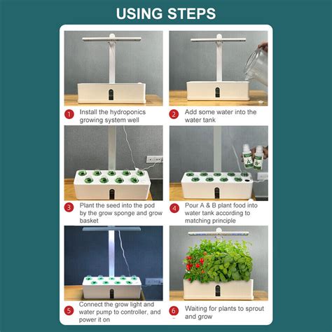 Hydroponics Growing System Kit Smart Garden Pro White My Smart Garden