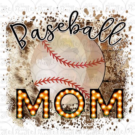 Baseball Mom Sublimation Designs Bundle Softball Mama Png Etsy