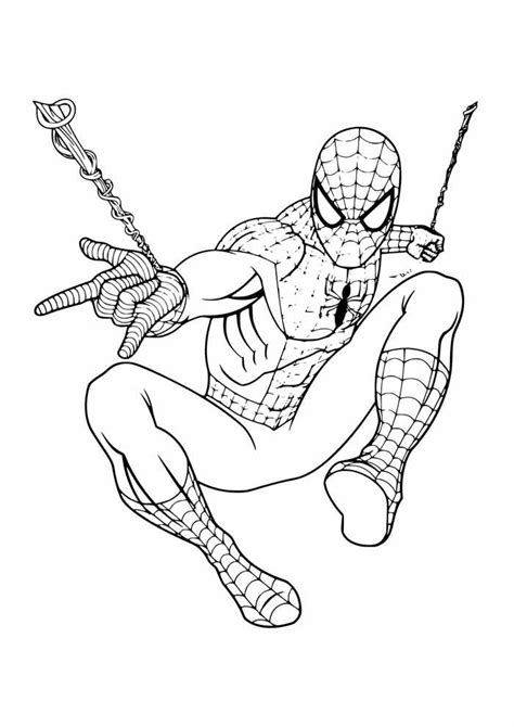 Desenho Para Colorir E Imprimir Do Homem Aranha Desenhos Para Colorir E