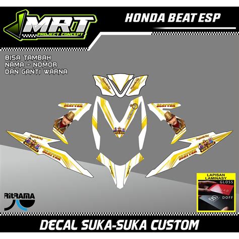 Jual Decal Sticker Beat Esp Full Body Decal Beat Street Full Body