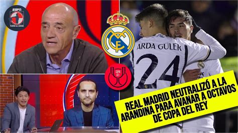 REAL MADRID CUMPLIÓ y ACABÓ con el sueño de la Arandina y avanzó en la