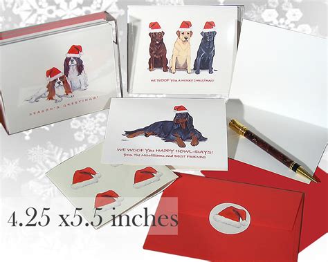 Golden Retriever Christmas Cards, Boxed Christmas Cards, Personalized ...