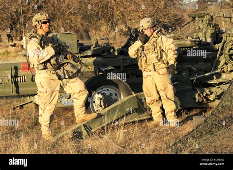 1st Battalion 37th Field Artillery Regiment Hi Res Stock Photography