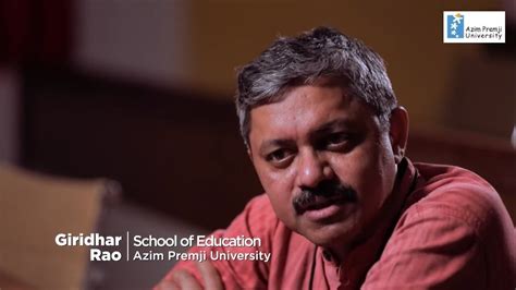 Meet Our Faculty | Giridhar Rao | Azim Premji University - YouTube