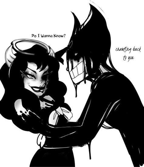 Bendy X Alice Tumblr Bendy And The Ink Machine Alice Angel Black Girl Art