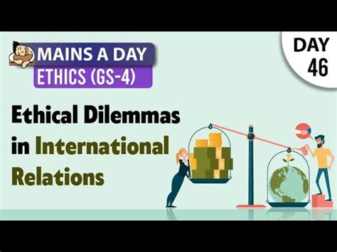 Ethical Dilemmas In International Relations Youtube