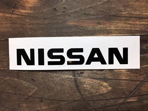 Nissan Car Decal / Gift for Car Lover / Nissan Sticker / | Etsy ...