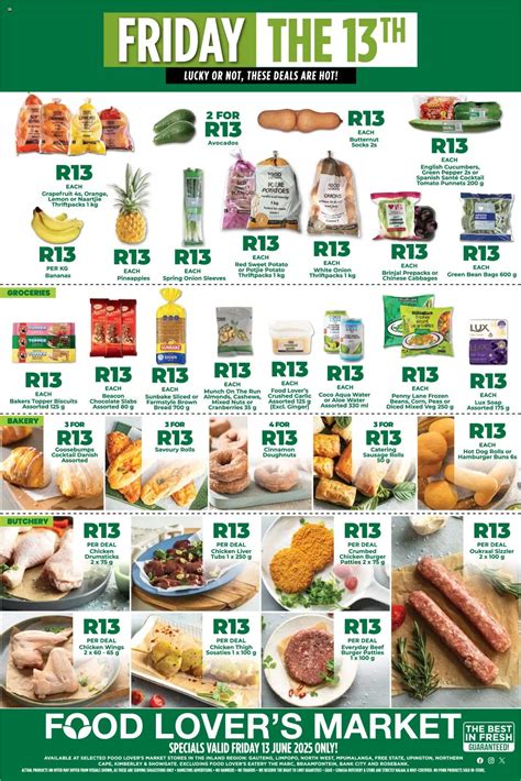 food lover's specials | Risij