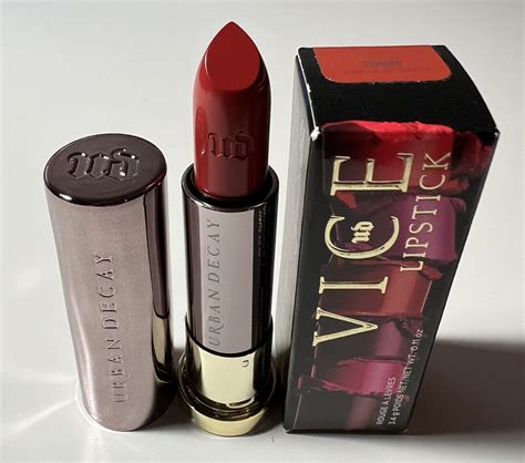 Urban Decay Temper Comfort Matte Vice Lipstick New In Box Ebay