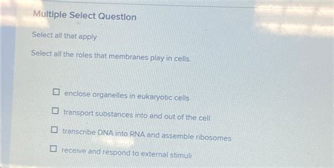 Solved Multiple Select Questionselect All That Applyselect Chegg