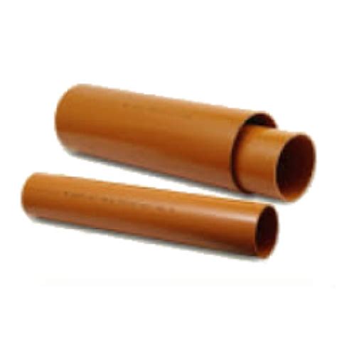 Upvc Underground Brown Pipe 100mm 4 X 58m