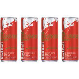 Energético Red Bull Energy Drink Summer Melancia 250 Ml Fardo 4