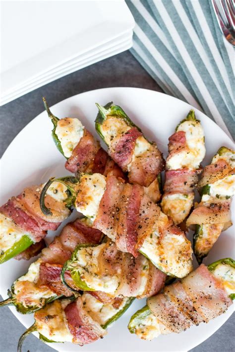 Bacon Wrapped Jalapeno Poppers Air Fryer Reluctant Entertainer