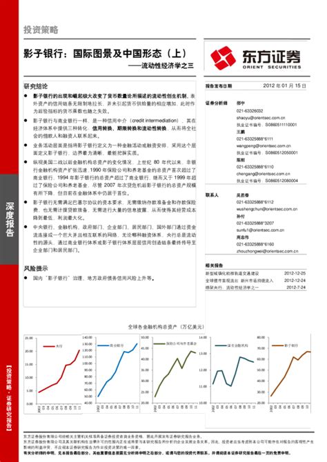 流动性经济学之三：影子银行国际图景及中形态上