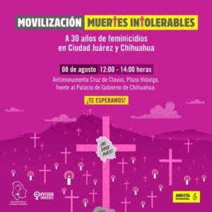 Convocan A Manifestaci N A A Os De Feminicidios En Ju Rez Y