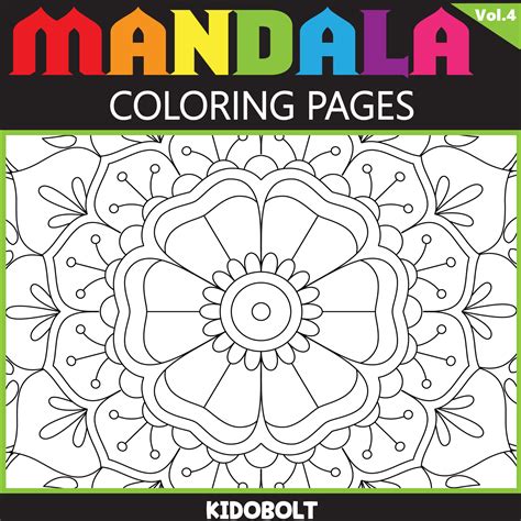 Mandala Coloring Pages Vol Made By Teachers