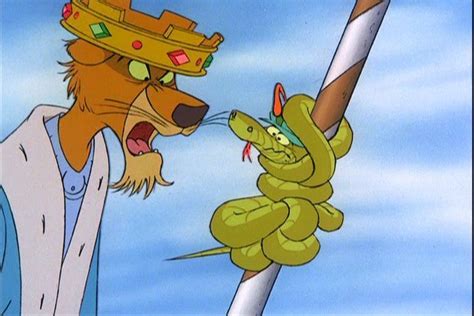 Prince John And Sir Hiss Robin Hood 1973 Disney Villains Screencap