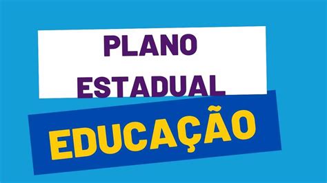 Plano Estadual de Educação da Bahia PEE BA Lei 13 559 2016