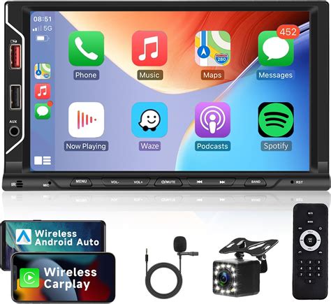 Sans Fil Carplay Autoradio Din Avec Sans Fil Android Auto Bluetooth