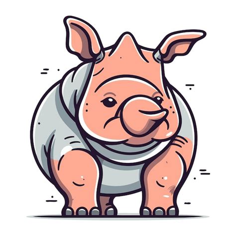 Cute Cochon De Dessin Anim Illustration Vectorielle Isol Sur Fond