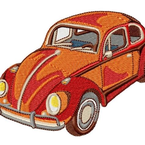 Vw Beetle Embroidery Etsy