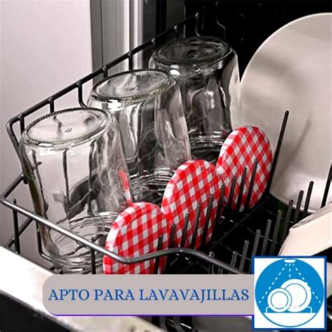 Tarros de cristal herméticos de 1000 ml con tapas 4 uds Awiku