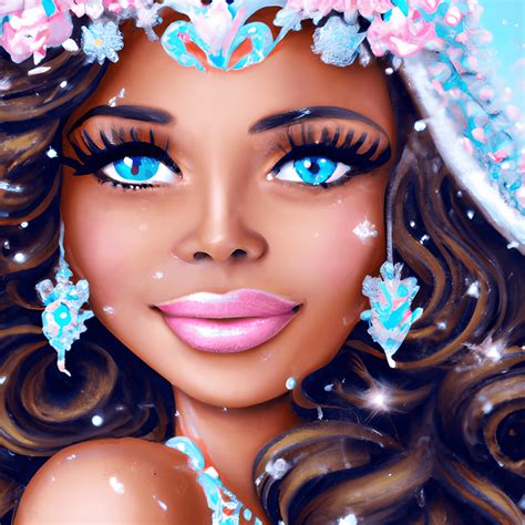 Cute Latina Princess Graphic Creative Fabrica