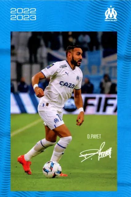 CARTE SIGNATURE PREPRINT DIMITRI PAYET Football Olympique De