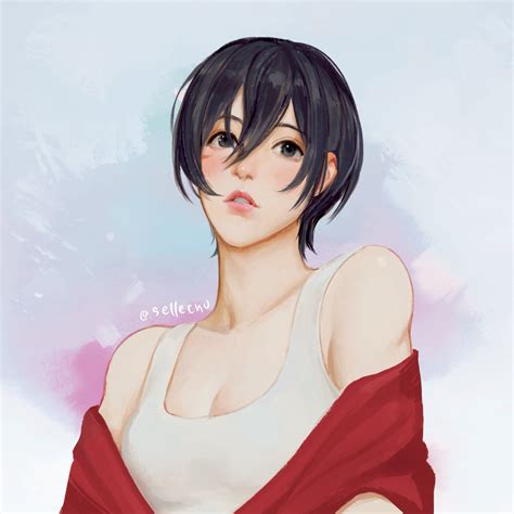 C H U🌼☁️ On Twitter Mikasa Attack On Titan Anime Attack On Titan Art