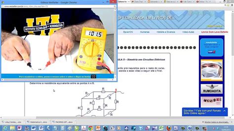 Demonstrativo Curso De Circuitos ElÉtricos GrÁtis Aprofundamento Prof Renato Brito Youtube