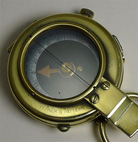 Wwi 1917 British Army Officer S Compass Verner S Patent Mk Viii By French Ltd At 1stdibs