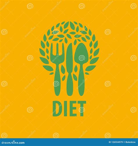 Vector Logo For Diet Stock Vector Illustration Of Nutrition 126554979