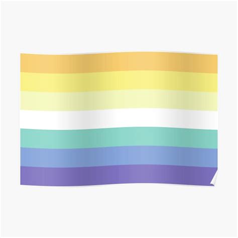 Genderfaun Pride Flag Poster For Sale By Flagsworld Redbubble