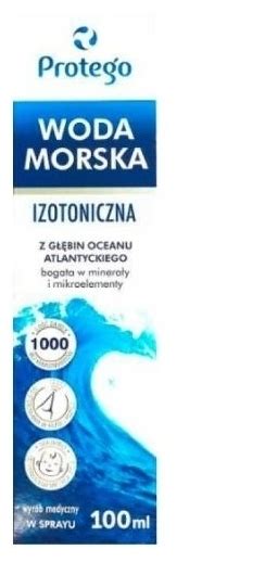 Protego Woda Morska Izotoniczna Spray Do Nosa Ml Apteka Rosa