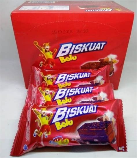 Biskuat Bolu Coklat Isi 12 Lazada Indonesia