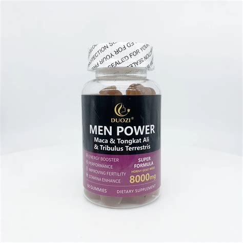 Oem Enhance Energy Endurance Gummies Horny Goat Weed Gummies Men Powder