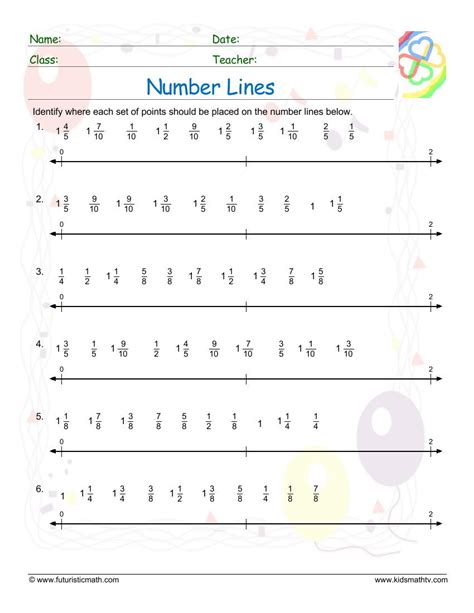 Number Line Worksheets Pdf Printable Math Champions