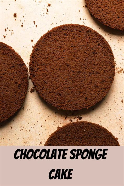 Sponge cake chocolate – Artofit