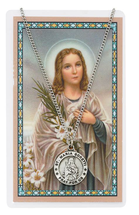 (PSD600MG) ST MARIA GORETTI PRAYER CARD S - McVan