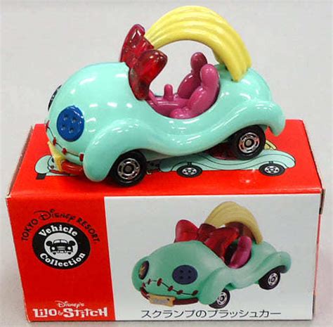 Minicar Missing Box Lilo Stitch Clamp S Plush Car Green Tomica