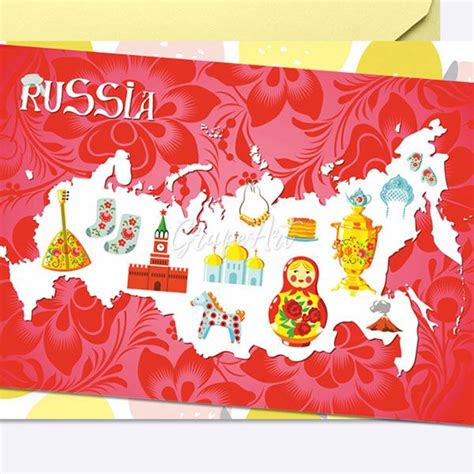 Карта России (символы) | Поделки, Символы, Карта