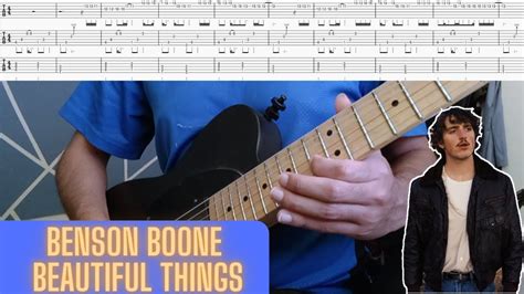 Benson Boone Beautiful Things Guitar Cover Tab Youtube