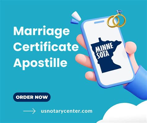 Minnesota Marriage Certificate Apostille Process