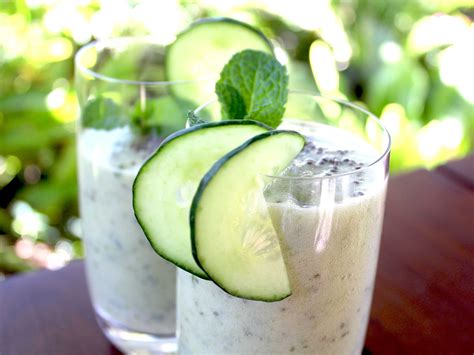 Cucumber Chia And Ginger Smoothie Recipe Mumslounge