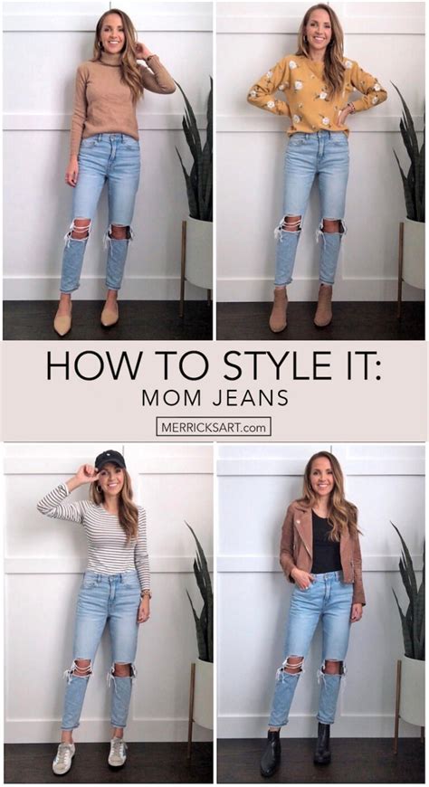 Mom Jeans Outfits 4 Ways To Style Mom Jeans Merricks Art