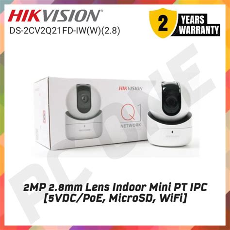 Hikvision Ds Cv Q Fd Iw W Mp Mm Lens Indoor Mini Pt Ipc