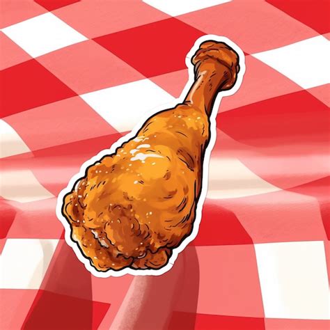 Fried Chicken Drumstick Clipart