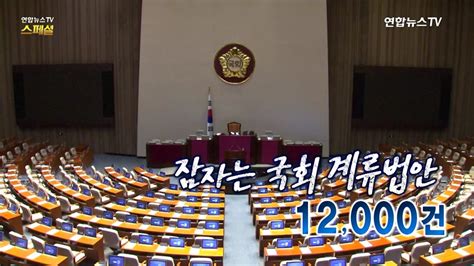 연합뉴스tv 스페셜 72회 잠자는 국회 계류법안 12000건 연합뉴스