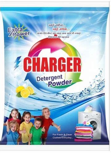 White Gm Charger Detergent Powder Packaging Size Gm At Rs