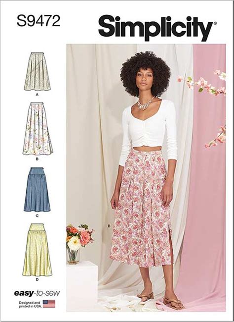 Long Midi Skirt Sewing Patterns For Women Be Brave And Bloom